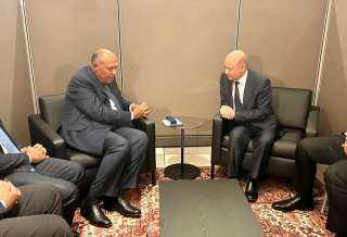 وزير الخارجية يلتقي مع فخامة رئيس مجلس القيادة الرئاسي اليمني