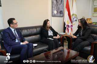رئيسة القومى للمرأة تلتقي القائمة بأعمال سفير الولايات المتحدة الأمريكية بالقاهرة