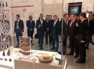 المتحف القومي للحضارة المصرية بالفسطاط يستقبل وفدا رفيع المستوي من دول الصين