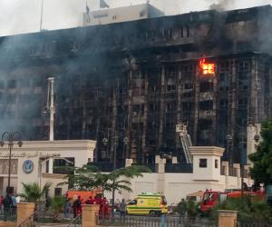 النيابة العامة: تفحم كامل لمبنى مديرية أمن الإسماعيلية