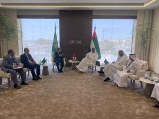 الملا يلتقى الدكتور سلطان الجابر رئيس مؤتمر الأمم المتحدة للمناخ COP28