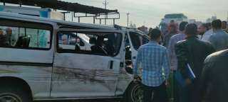 بالأسماء.. إصابة 9 أشخاص في انقلاب ميكروباص بكفر الشيخ