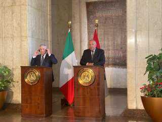 وزير خارجية إيطاليا: هناك إرادة مصرية إيطالية لتحقيق التهدئة في غزة