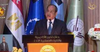 الرئيس السيسي: يتحتم على مصر ألّا تترك الأشقاء الفلسطينيين