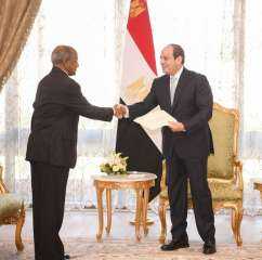 الرئيس السيسى يتسلم رسالة خطية من نظيره الإريترى لتطوير العلاقات الثنائية