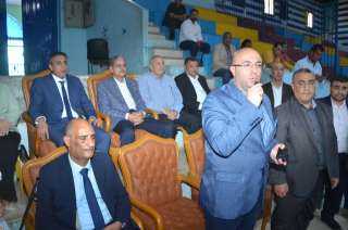 محافظ بني سويف يفتتح منافسات بطولة كأس السوبر المصري  لكرة الهدف للمكفوفين