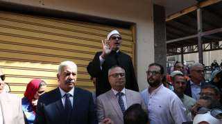 رئيس جامعة الأزهر يؤدى صلاة الغائب على شهداء فلسطين ويطلق حملة تبرع بالدم