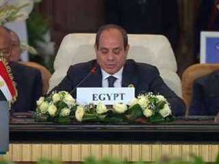 الرئيس السيسي: تصفية القضية الفلسطينية دون حل عادل لن يحدث ولن يكون على حساب مصر