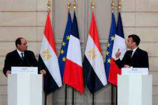 الرئيس السيسي: فرنسا ترسل سفينة طبية لعلاج المصابين فى قطاع غزة