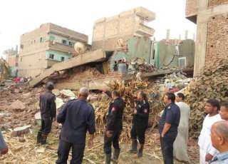 انتشال جثث جميع المتوفين في انهيار منزل قرية «العواشير» بسوهاج