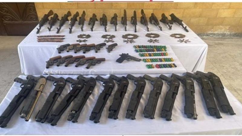 ضبط 26 قضية مخدرات و45 قطعة سلاح،فيتو