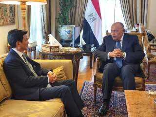 وزير الخارجية سامح شكري يلتقي وزير خارجية تايلاند في القاهرة