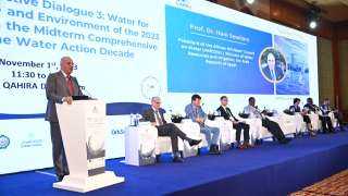 ضمن فعاليات إسبوع القاهرة السادس للمياه .. سويلم يشارك فى جلسة ”متابعة الحوار التفاعلى الثالث للمياه والمناخ”