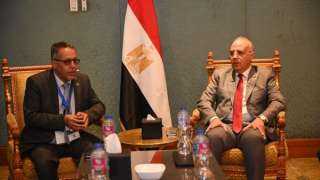 سويلم يلتقى وكيل وزارة المياه والرى الأردنية على هامش فعاليات إسبوع القاهرة السادس للمياه