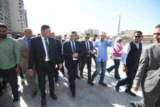 وزير التنمية المحلية ومحافظ الدقهلية يفتتحان ميدان رمسيس بشارع الجيش بعد تطويره