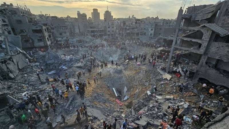  دمار جراء القصف الإسرائيلي في غزة