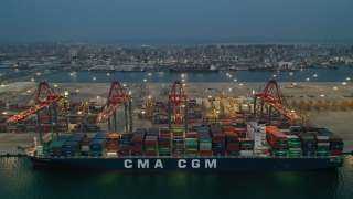 النقل: نظام التسجيل المسبق للشاحنات هو أحد أهم المميزات بمحطة تحيا مصر متعدد الاغراض بميناء الاسكندرية