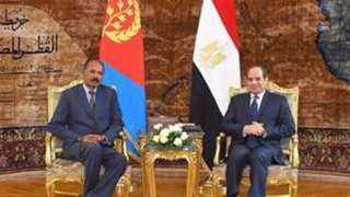 الرئيس السيسي يبحث مع نظيره الإريتري تدعيم الأمن والاستقرار في المنطقة