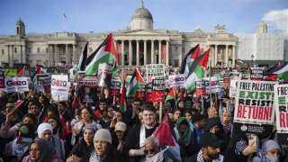 مظاهرات حاشدة في أوروبا تطالب بوقف إطلاق النار في غزة