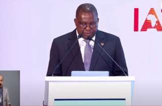 كلمة السفير ألبرت موتشانجا خلال افتتاح المعرض الأفريقي للتجارة البينية بحضور الرئيس السيسي