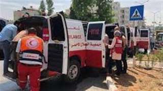 الهلال الأحمر الفلسطيني: 25 مستشفى بغزة توقفت عن العمل بسبب القصف الإسرائيلي