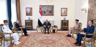 الرئيس السيسى يستعرض مع وزير القوات المسلحة الفرنسى جهود وقف إطلاق النار فى غزة