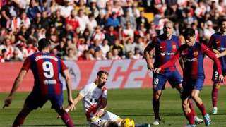 برشلونة يسقط في فخ التعادل أمام رايو فاليكانو بالدوري الإسباني