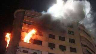 حريق فى برج بشارع النيل.. والدفع بـ4 سيارات إطفاء