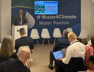 سويلم يشارك فى جلسة ”الشح المائى والترابط بين الماء والغذاء والطاقة” والمنعقدة تحت ضمن فعاليات مؤتمر COP28