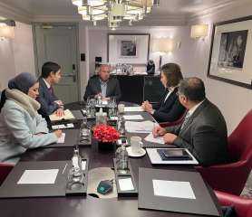 وزير النقل يلتقى مع نائب شركة الستوم العالمية في ختام زيارته للعاصمة البريطانية