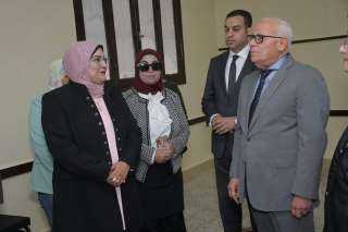 محافظ بورسعيد يتفقد اللجان الانتخابية لمتابعة جاهزيتها استعدادا للانتخابات الرئاسية 2024