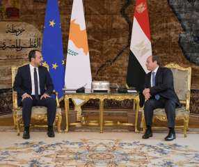 الرئيس القبرصى يثمّن الجهود المصرية الحثيثة للتهدئة فى قطاع غزة