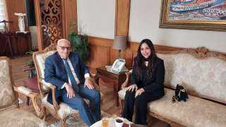 محافظ بورسعيد يستقبل « سعاد المصري»  عضو مجلس النواب السابقة