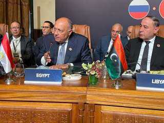 وزير الخارجية يلقي كلمة مصر خلال الدورة السادسة لمنتدى التعاون العربي الروسي