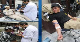 حملة للتبرع بالدم بمديرية أمن جنوب سيناء