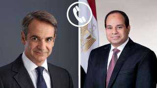 الرئيس السيسى يستعرض مع رئيس وزراء اليونان جهود مصر لوقف إطلاق النار بغزة