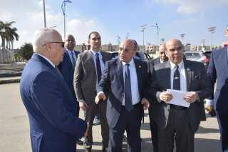 وزير العدل ومحافظ بورسعيد  يتفقدان  أرض إنشاء مجمع محاكم جديد في بورسعيد