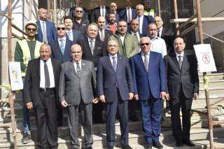 وزير العدل ومحافظ بورسعيد يتفقدان أعمال إنشاء محكمة مميكنة ومتطورة ببورفؤاد