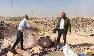 ضبط وإعدام أغذية منتهية الصلاحية في أبوتشت بقنا
