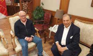 محافظ بورسعيد يستقبل رئيس مجلس إدارة مجموعة  هلنان العالمية للفنادق»