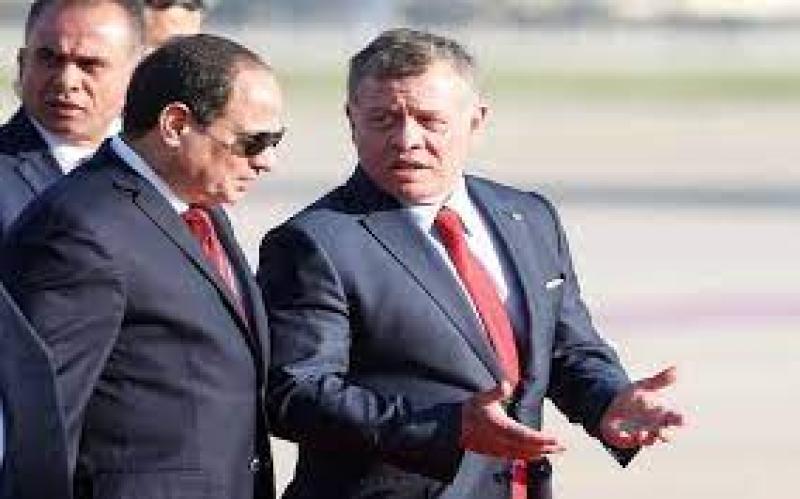الرئيس السيسي يصل الأردن