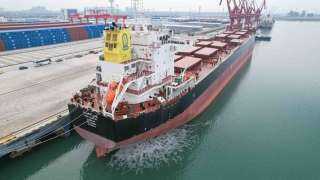 وزير النقل يعلن تسلم شركة الملاحة الوطنية سفينة ”وادى العريش”   من ترسانة هانتونج الصينية