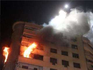 حريق هائل داخل شقة سكنية في المرج