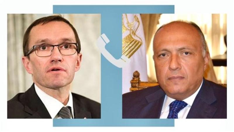 اتصال هاتفي بين وزيرى خارجية مصر والنرويج