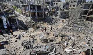 الاحتلال يزعم تدمير منصات لإطلاق الصواريخ بغزة