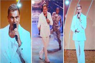 عمرو دياب يودع  يغنى بحفل توزيع جوائز ”Joy Awards”
