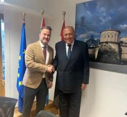 وزير الخارجية سامح شكري يلتقي بوزير خارجية لوكسمبورج في بروكسل