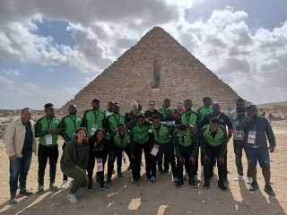 الشباب والرياضة تنظم جولة سياحية بالأهرامات للفرق المُشاركة في بطولة كأس أفريقيا لكرة اليد