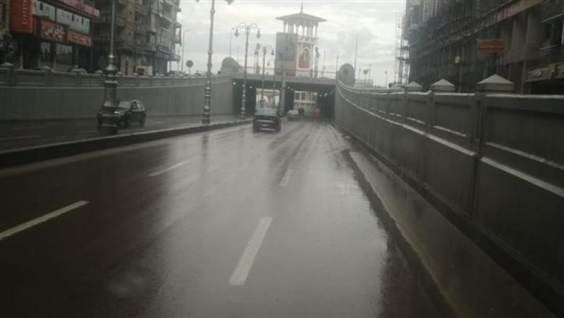 هطول الأمطار على الإسكندرية
