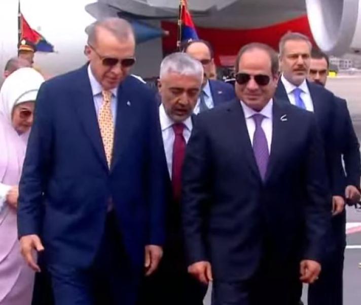 الرئيس السيسي ورئيس تركيا 